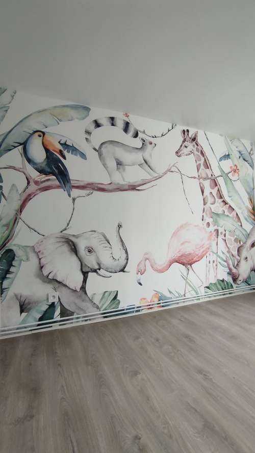 Aquarelle d'animaux africains