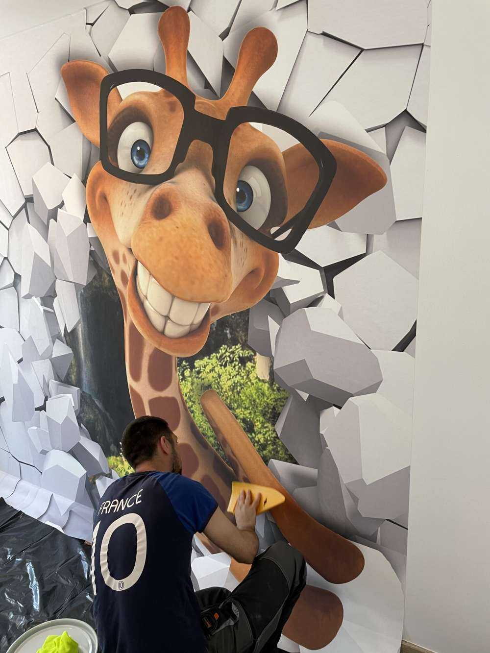 Drôle de girafe