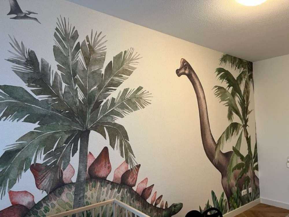 Dinosaures dans la jungle