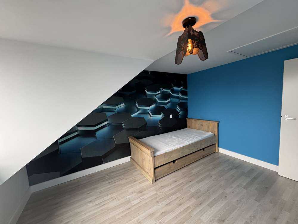 Hexagones 3D lumineux