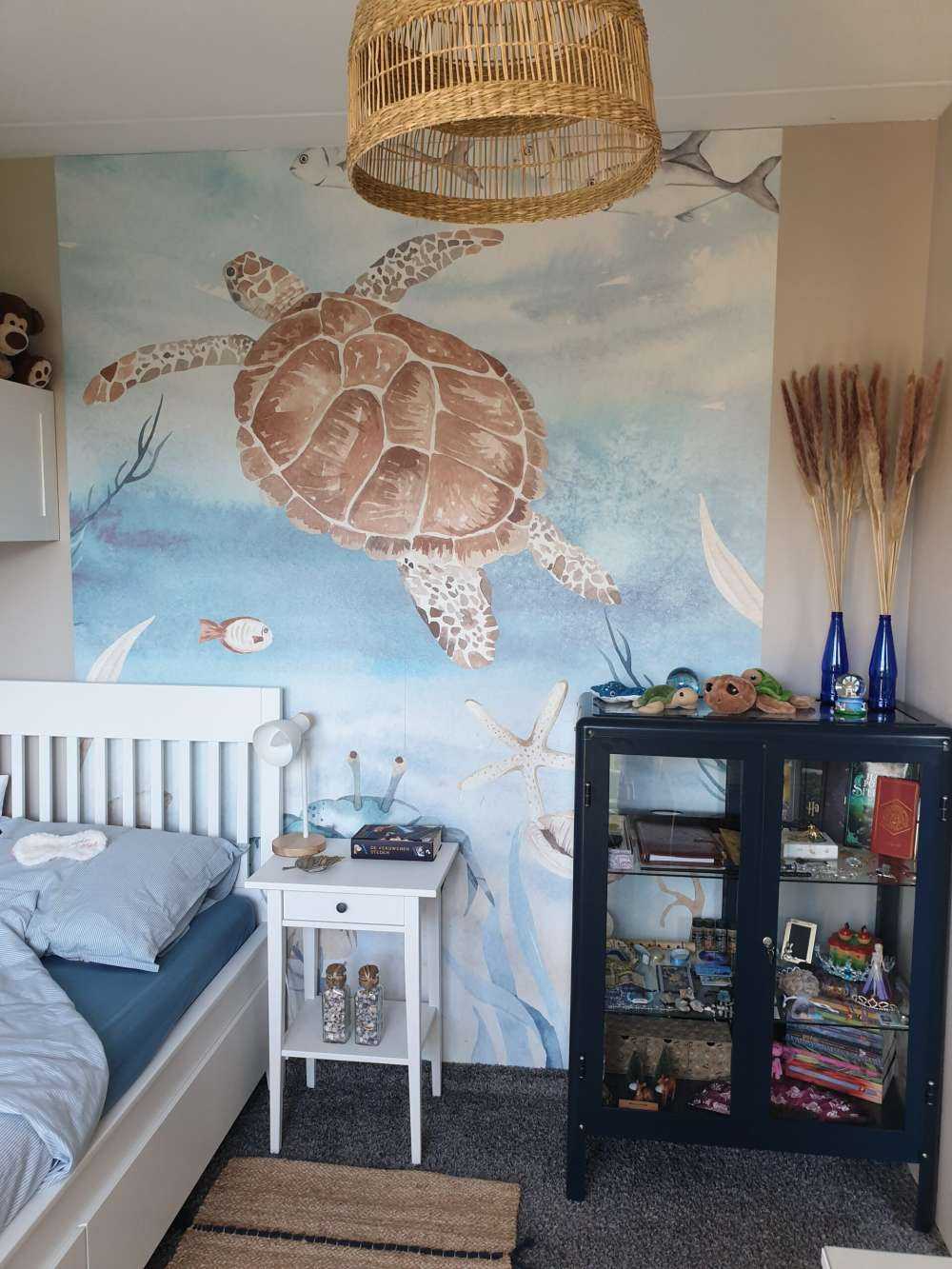 Tortue de mer aquarelle