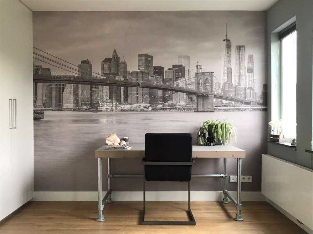 Le pont de Brooklyn en pleine nuit