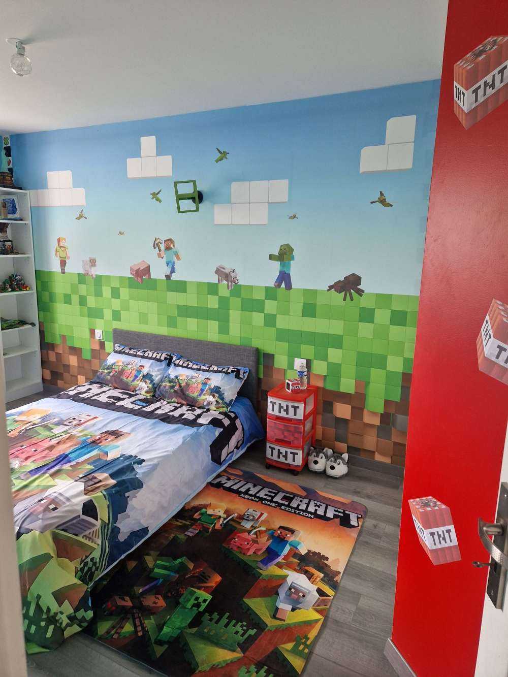 Paysage de Minecraft
