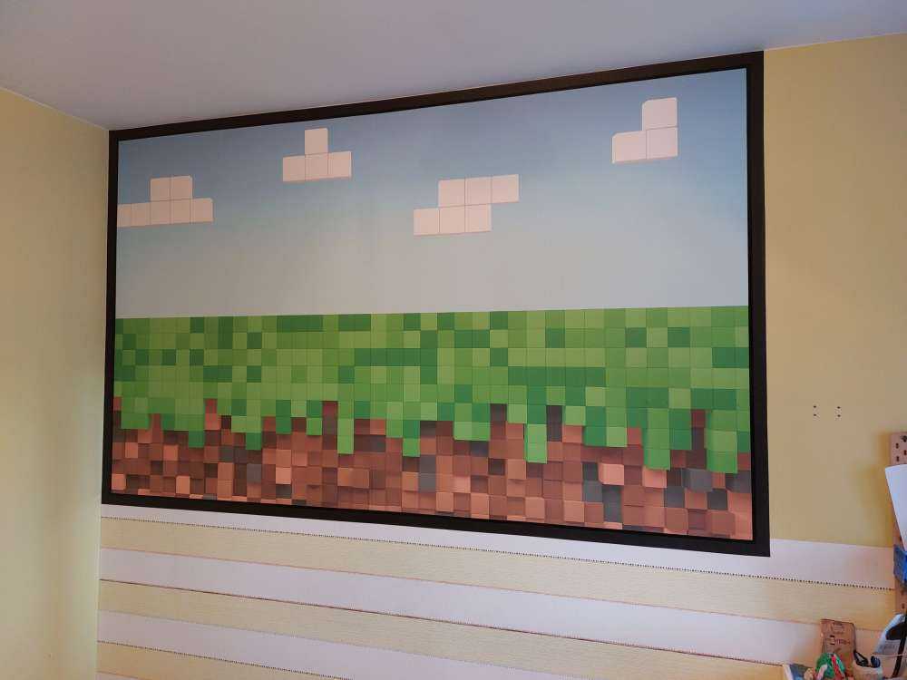 Paysage de Minecraft