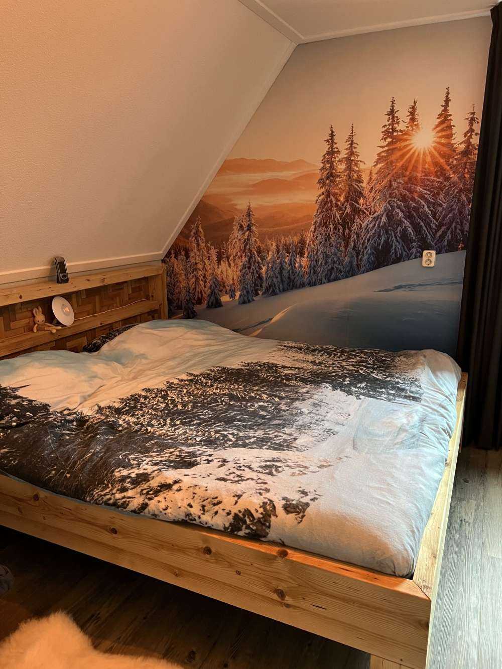 Matin d'hiver dans les montagnes