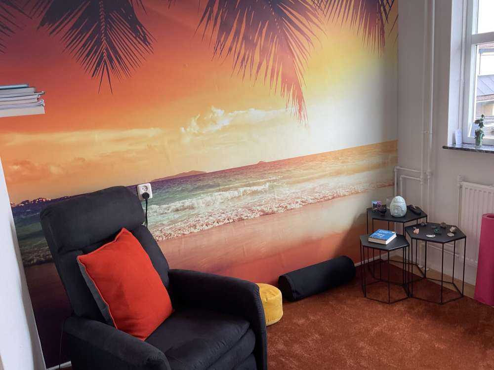 Coucher de soleil orange
