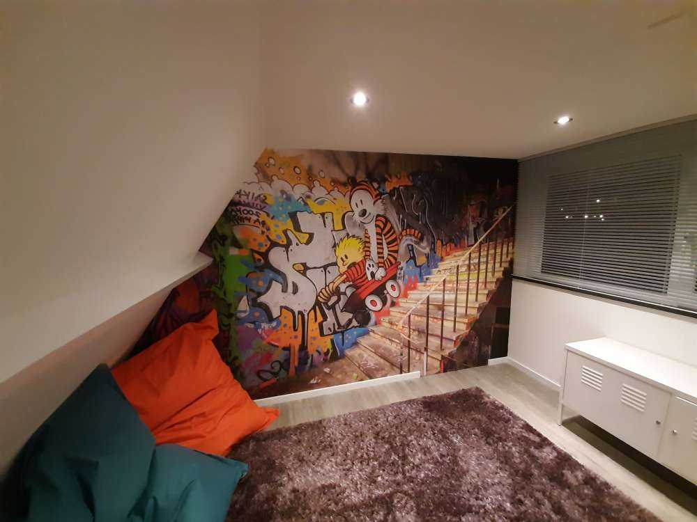 Graffiti avec escalier