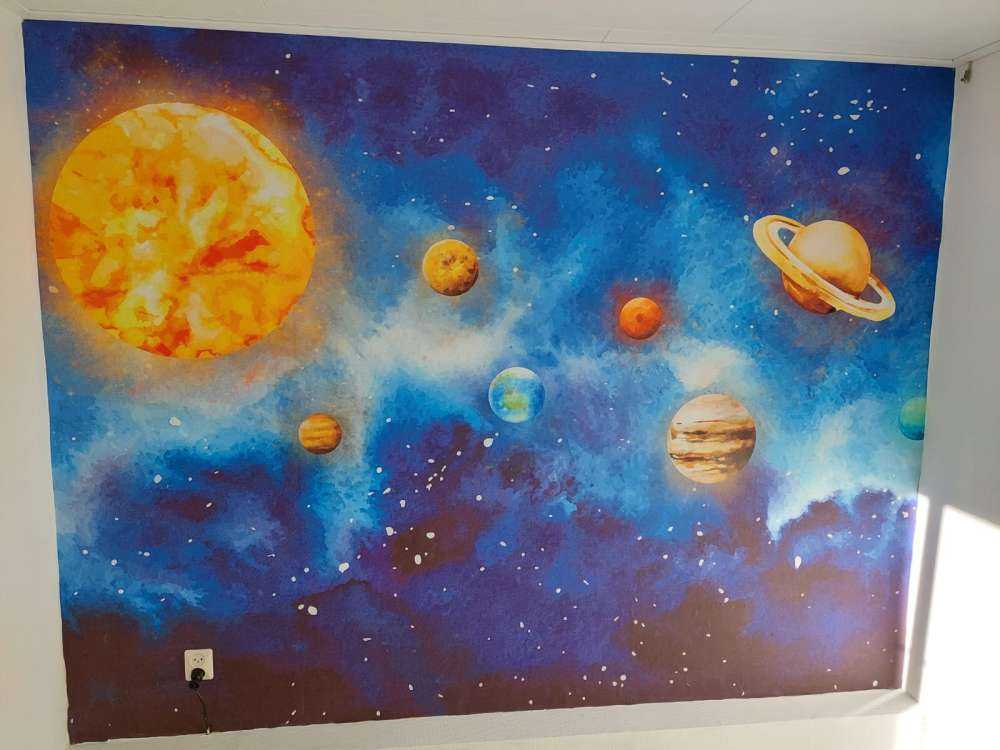 Les planètes dans l'espace