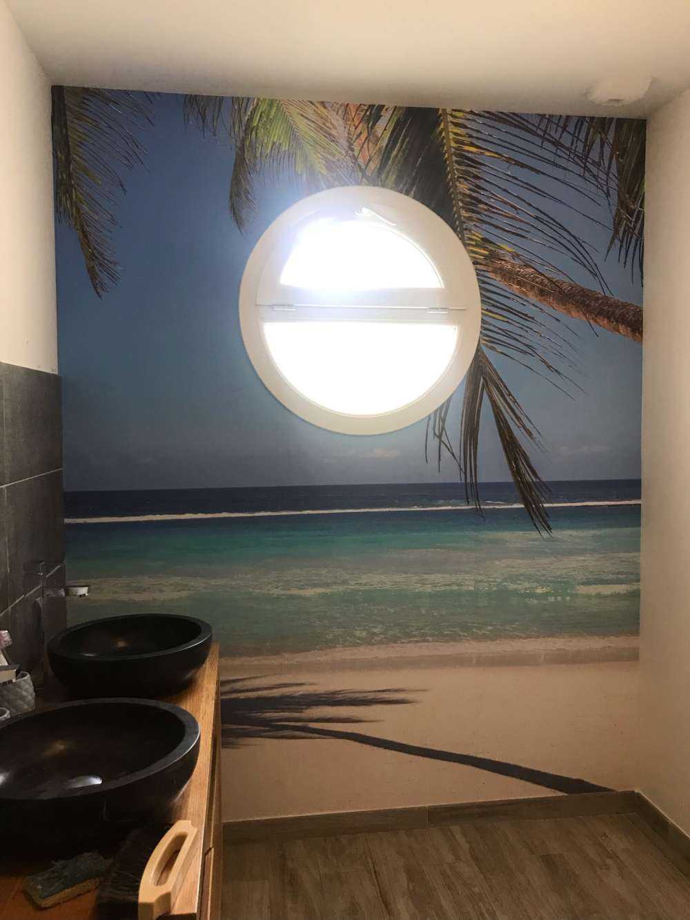 Plage au bord de mer