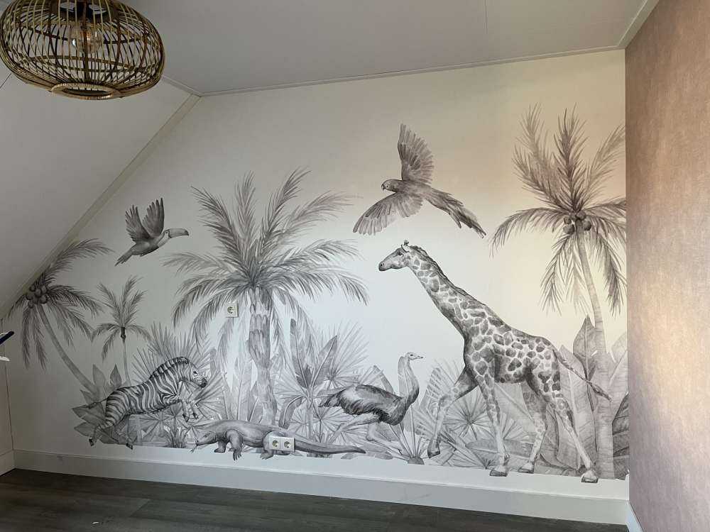 Vieux animaux de la jungle