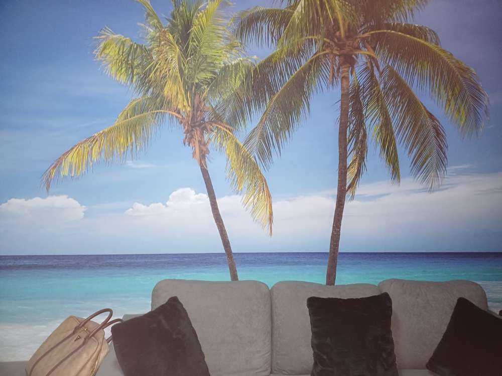 Plage de sable tropicale