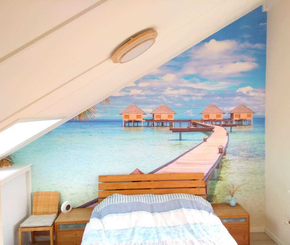 Villas aquatiques aux Maldives