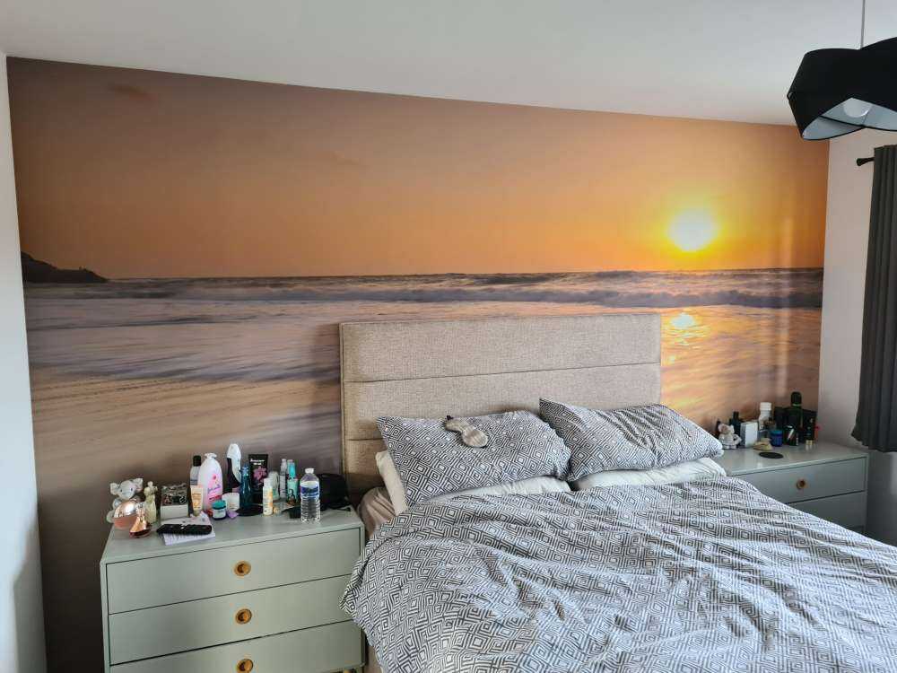 Coucher de soleil à la plage