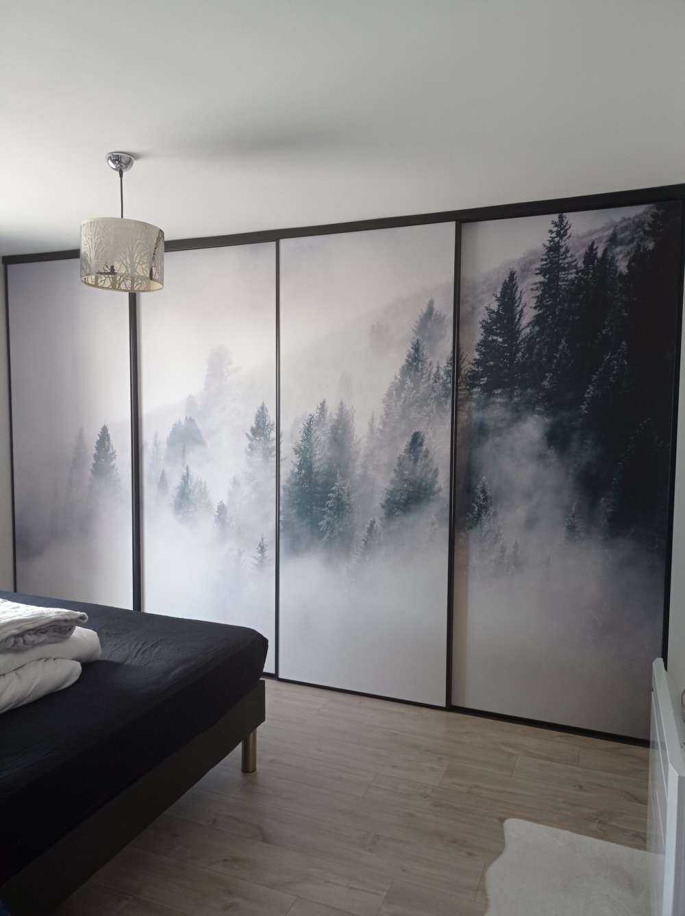 Cortina d'Ampezzo pendant le brouillard