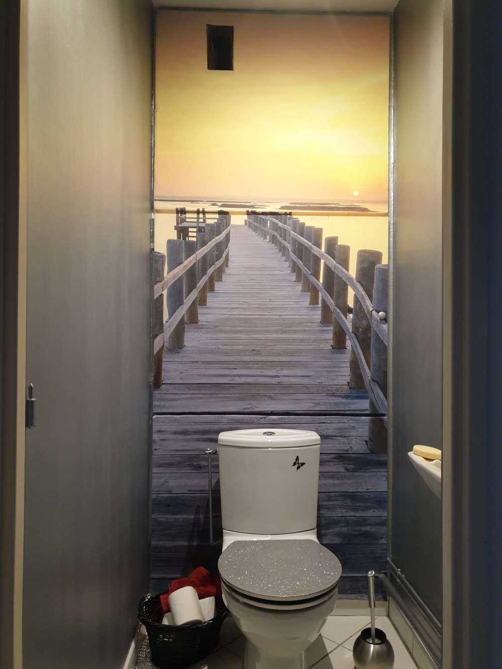 Ponton au coucher du soleil