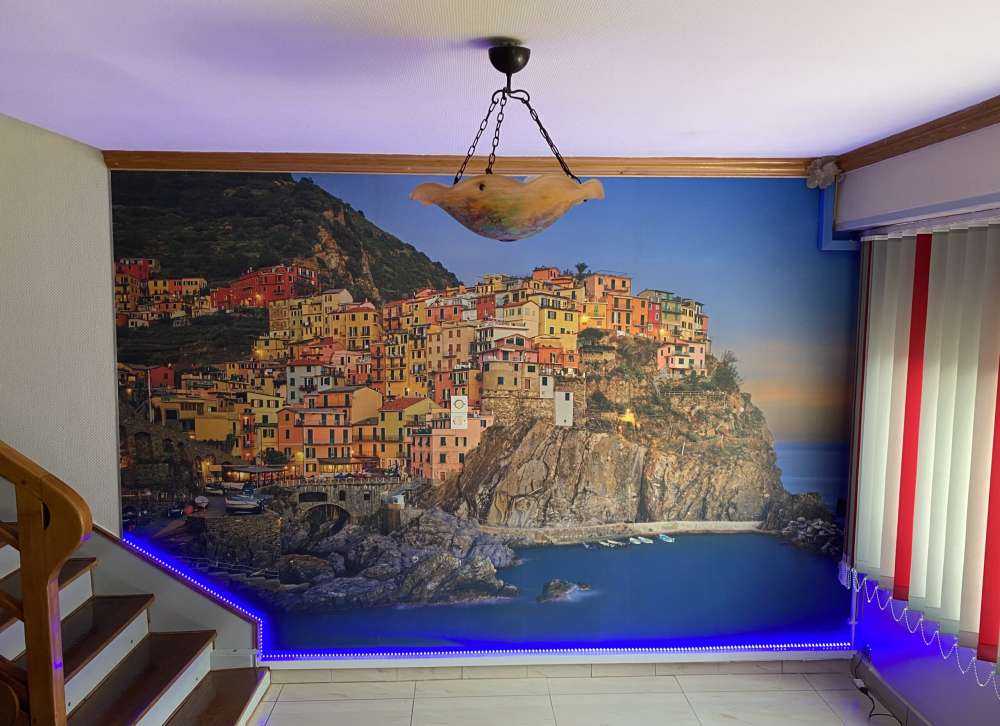 Maisons colorées en Italie