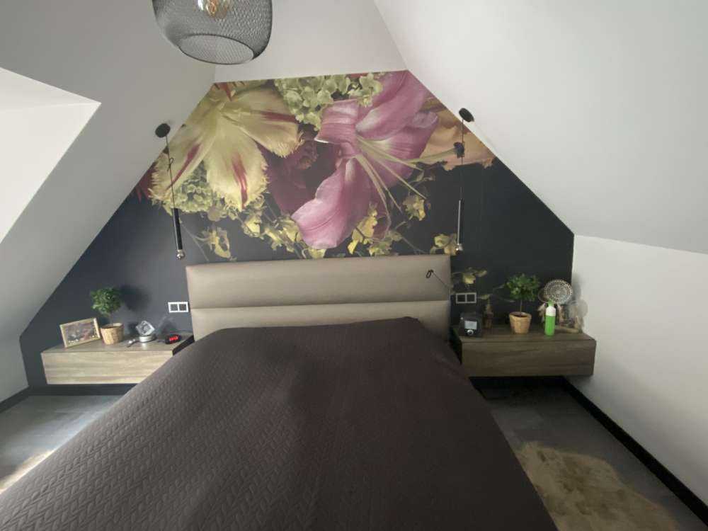 Tête de lit Fleurs vintage