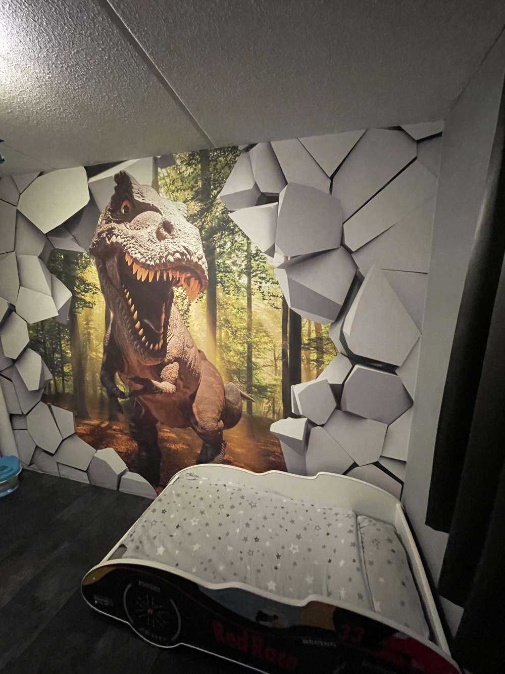 Dino dans un mur