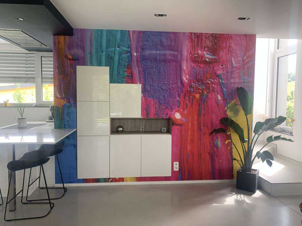 Peinture colorée