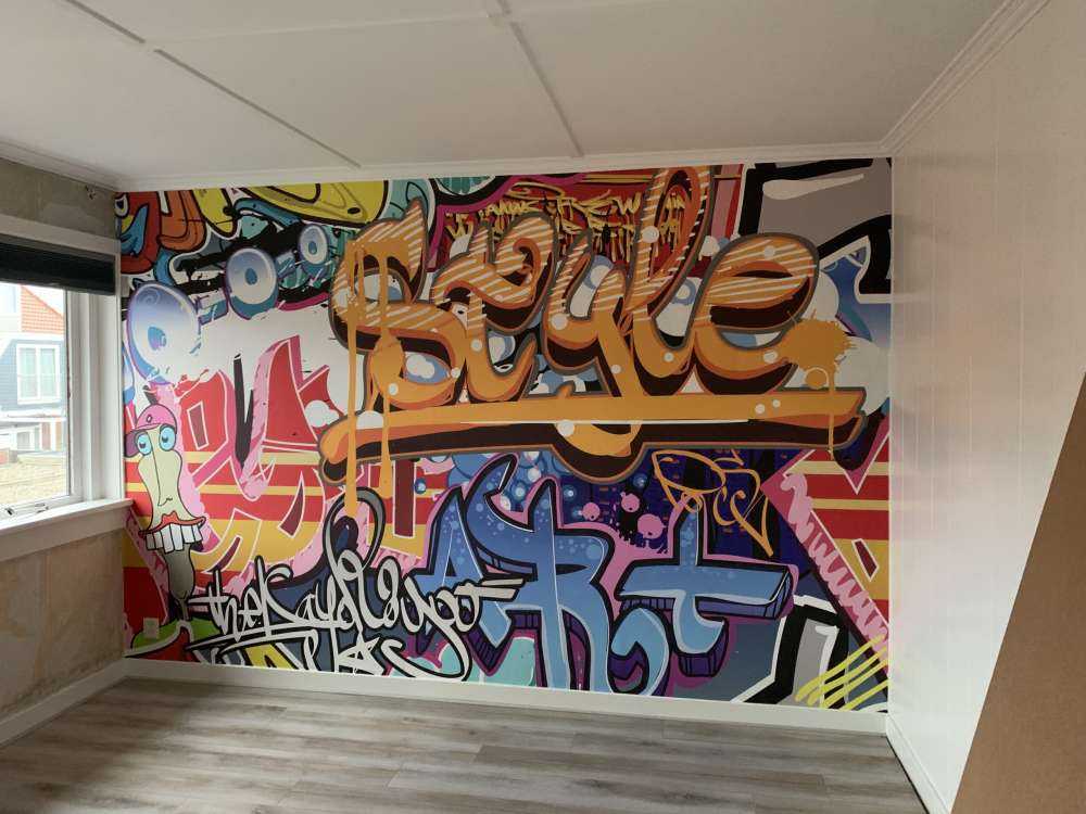 Texte graffiti