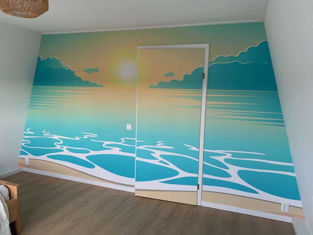 Lever de soleil dessiné