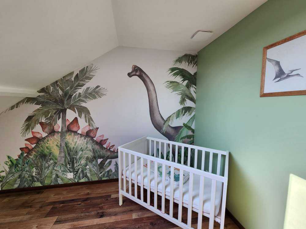 Dinosaures dans la jungle