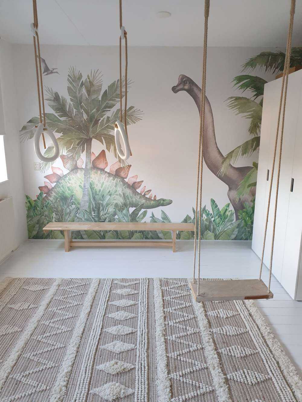 Dinosaures dans la jungle
