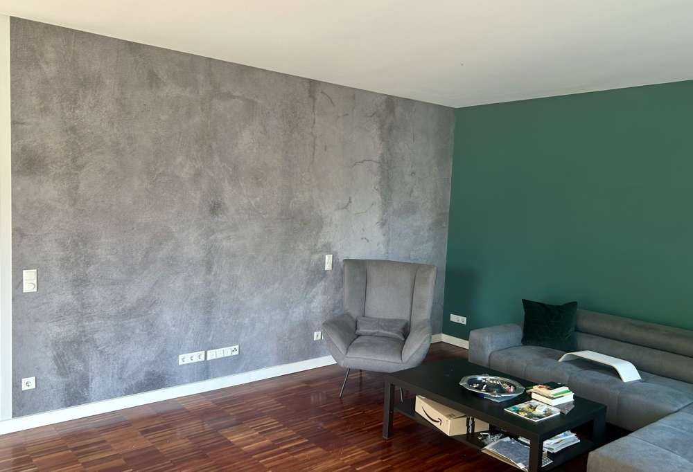 Béton avec fissures de balayage