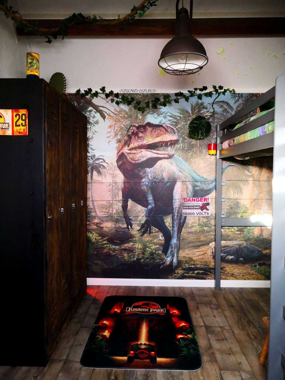 Acrocanthosaurus dans la forêt