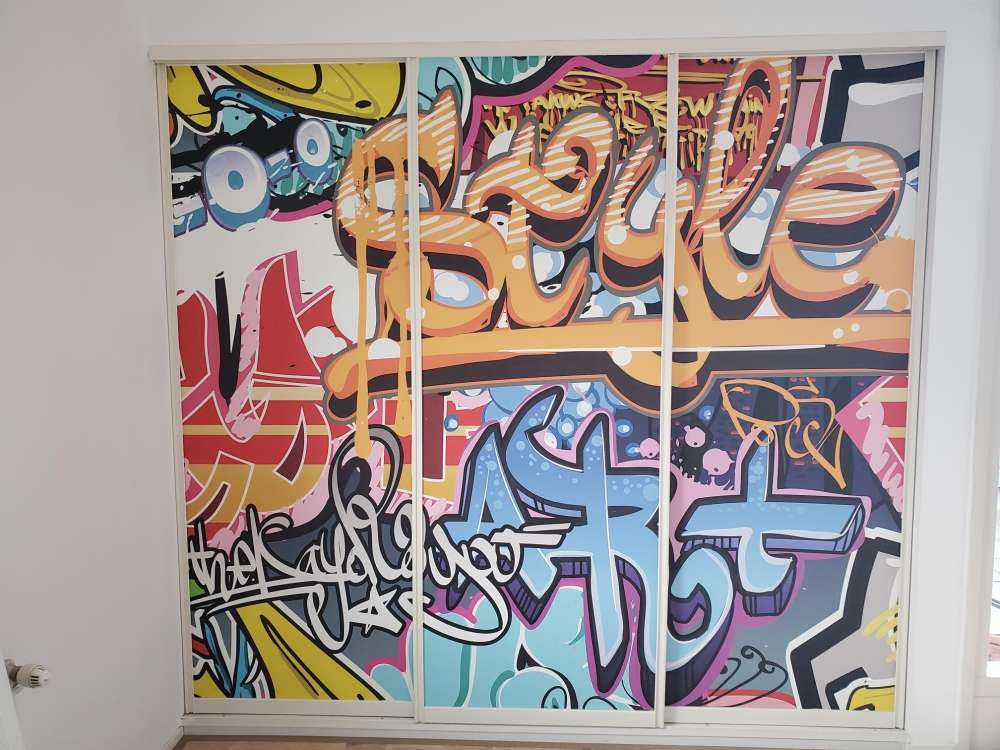 Texte graffiti