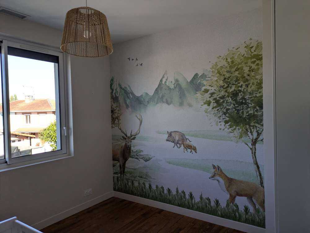 Animaux colorés de la forêt