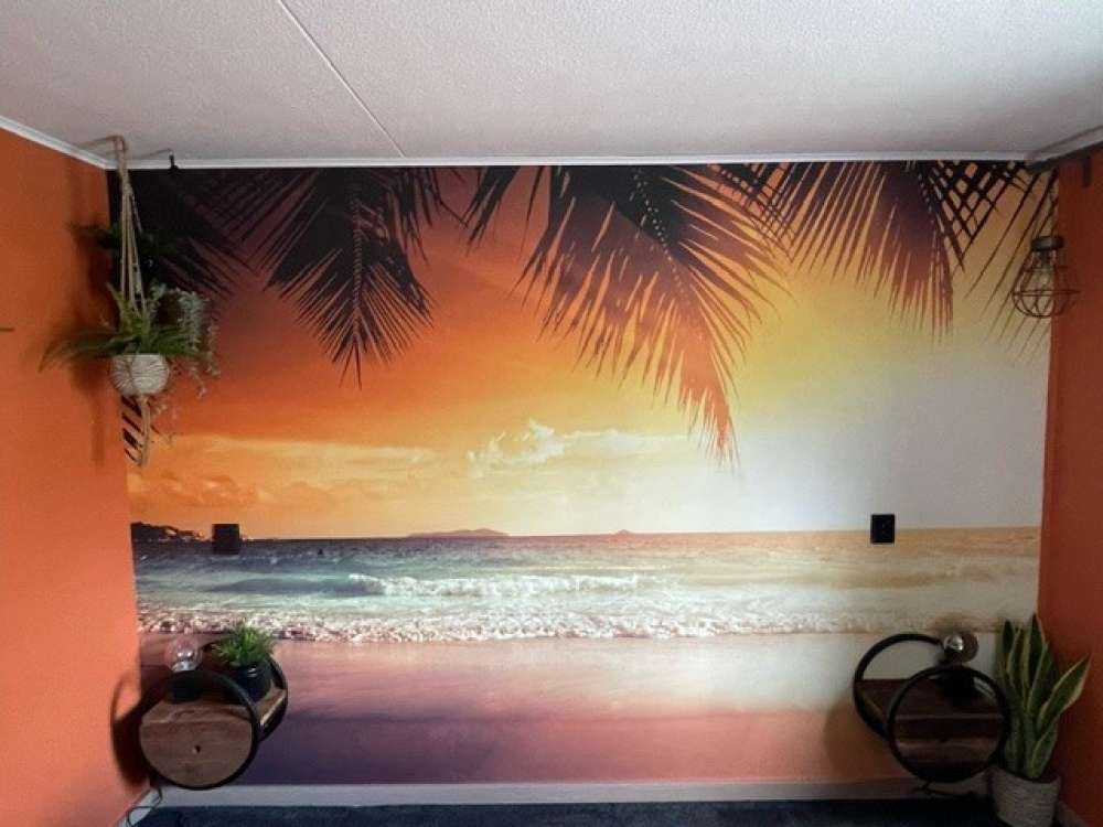 Coucher de soleil orange