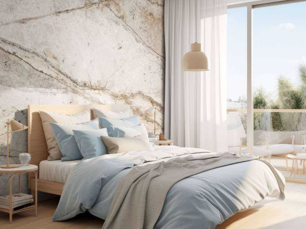 Marbre beige texturé