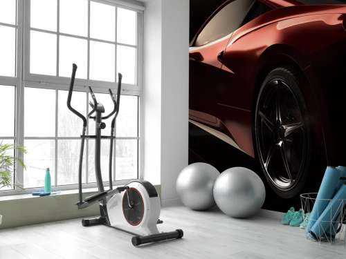Voiture de sport rouge