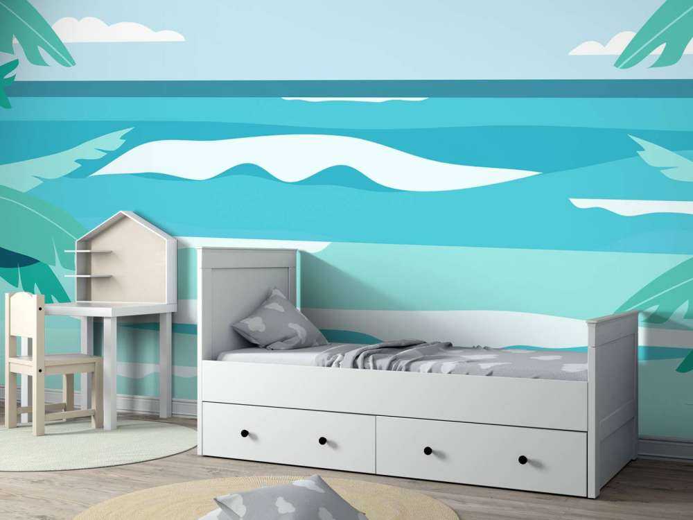 Plage bleue
