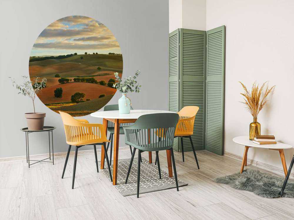 Paysage avec montagnes