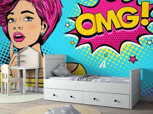 Femme au style pop art