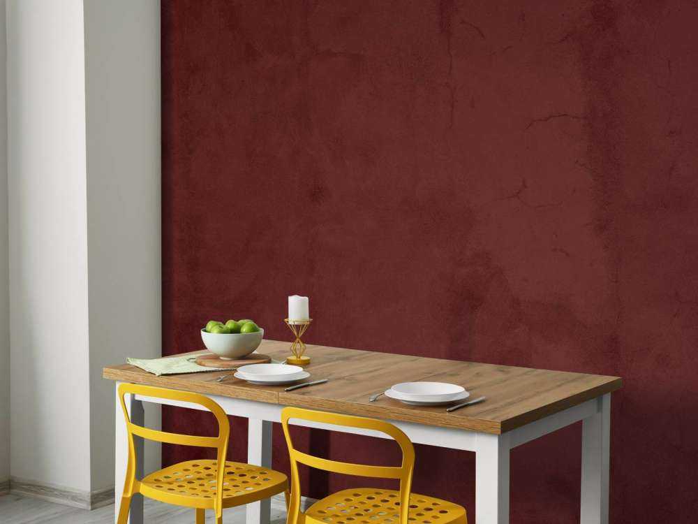 Béton rouge bister