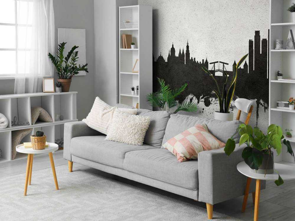 Aquarelle skyline, Amsterdam