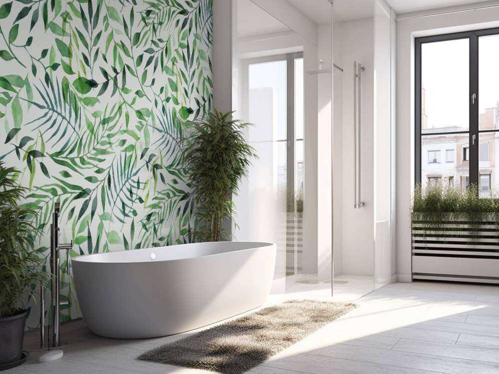 Motif joyeux, vert