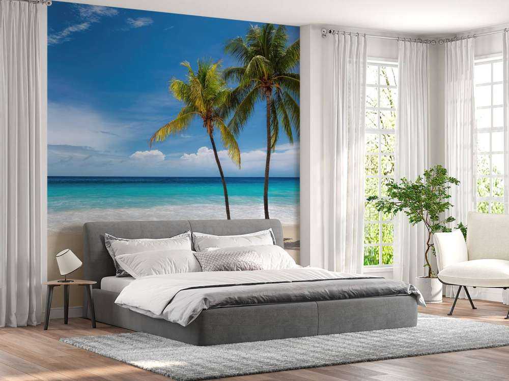 Plage de sable tropicale