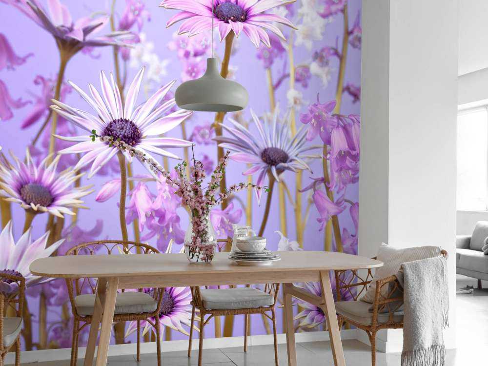 Fleurs violettes