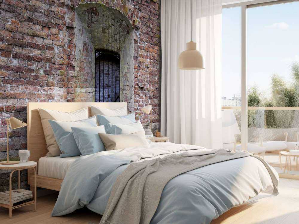 Encastrement dans un vieux mur