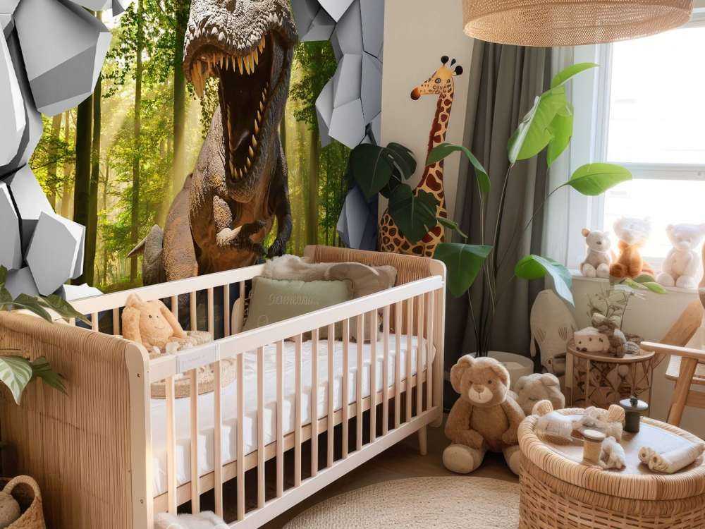 Dino dans un mur