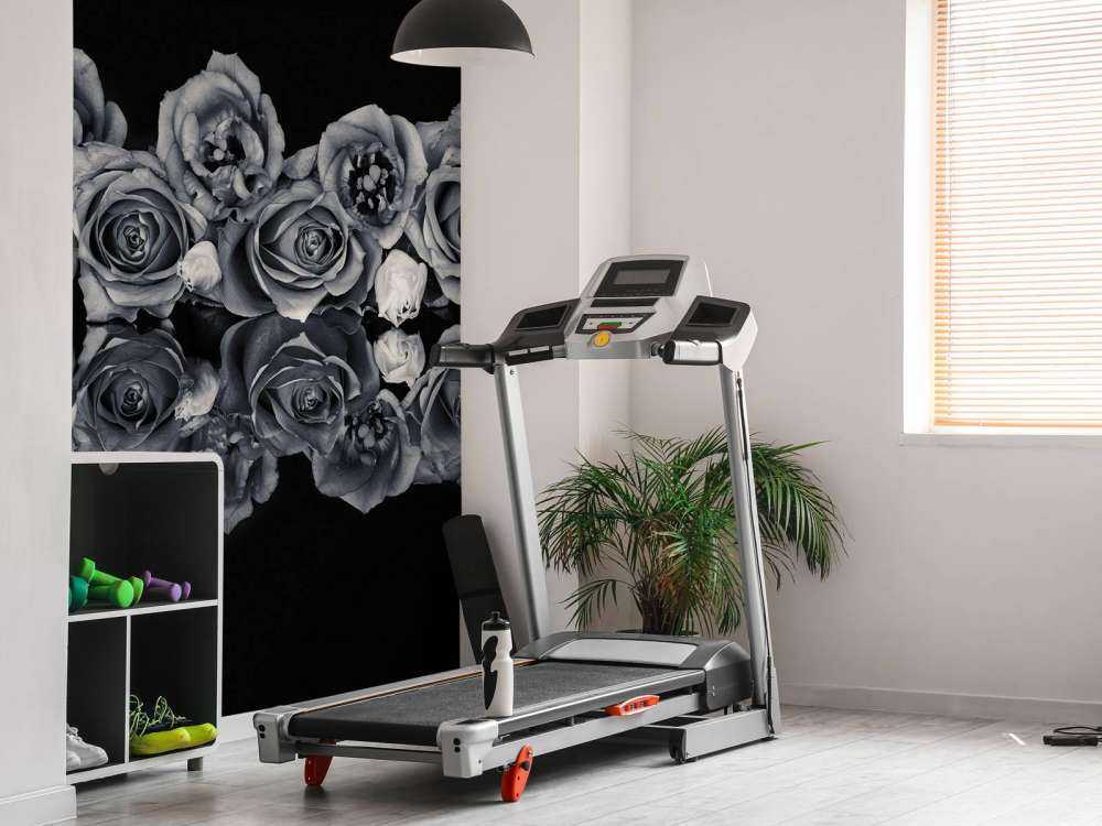 Bouquet de roses noir et blanc