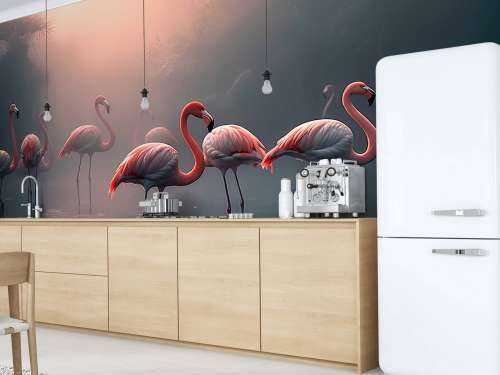 Aube Brumeuse des Flamants