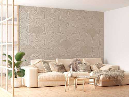 Arches et courbes Boho - sable