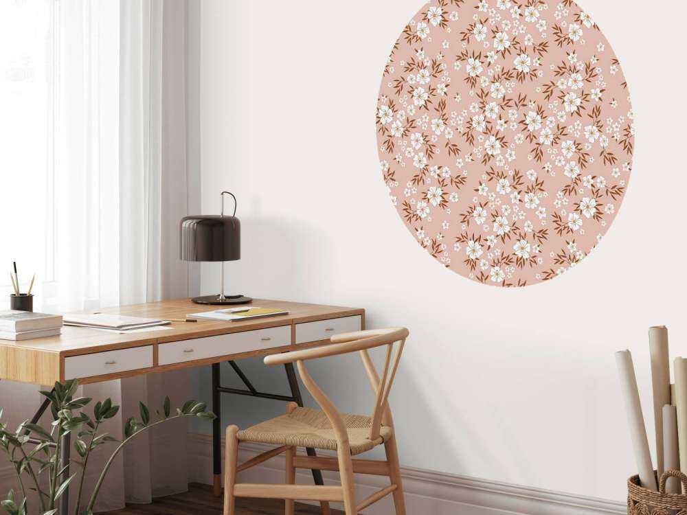 Fleurs avec feuilles