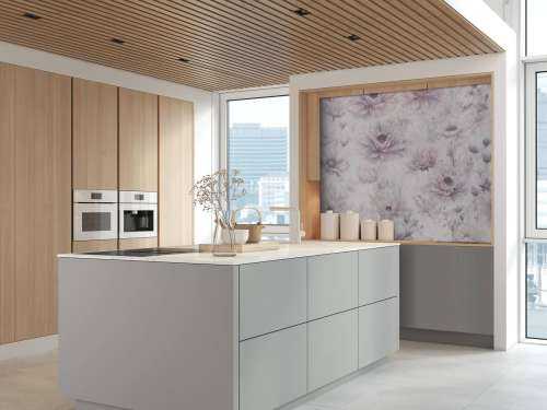 Mur romantique rose