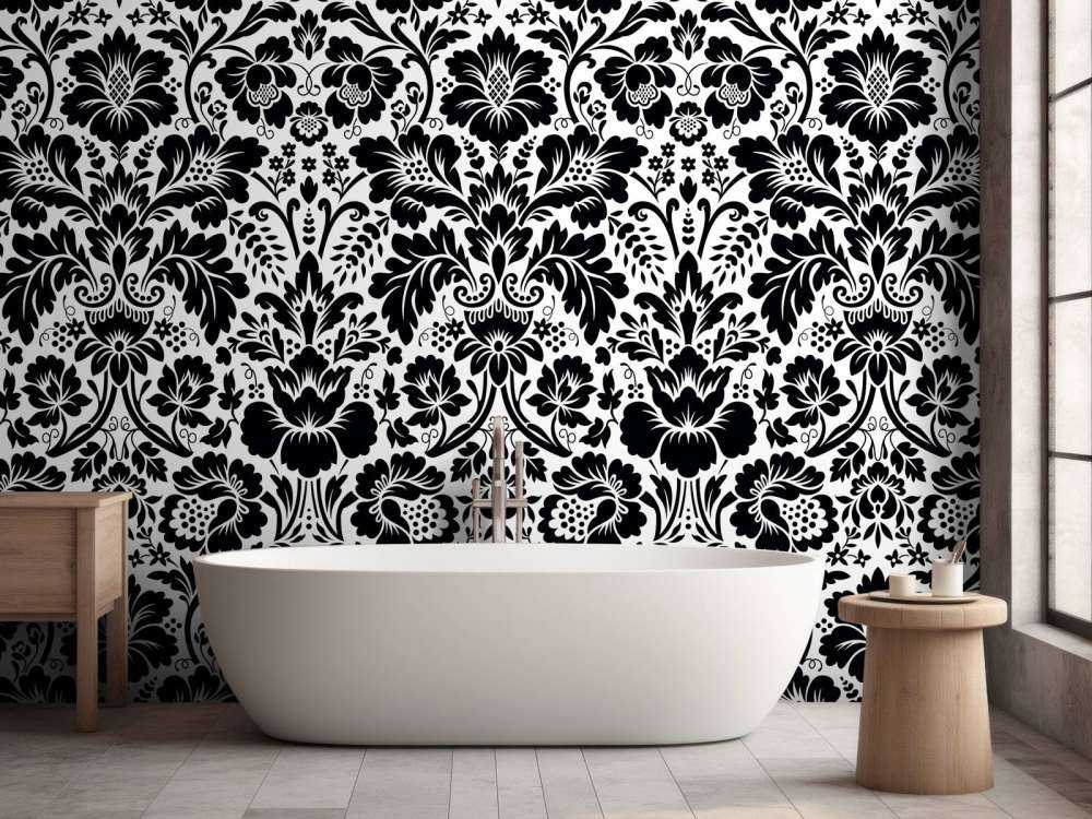 Damas noir et blanc